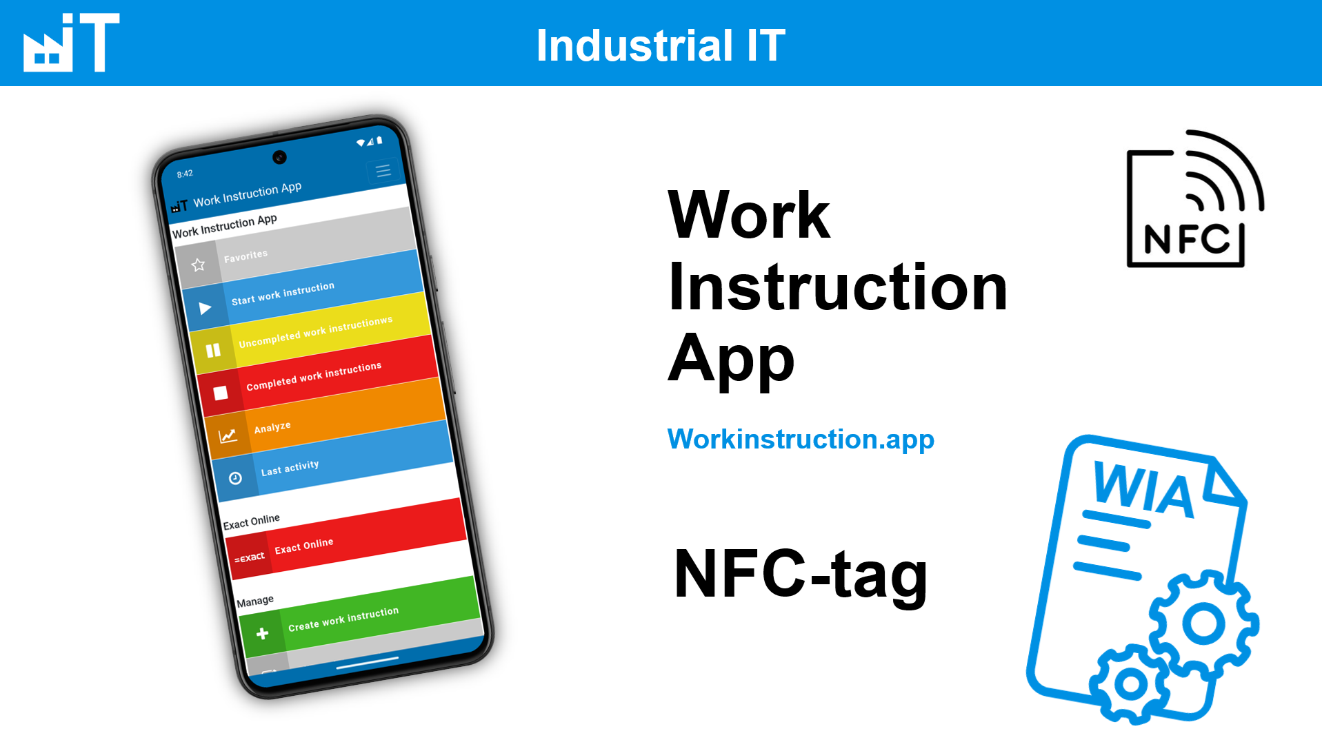 Verbeter je processen met NFC-gestuurde werkinstructies en een digitaal logboek